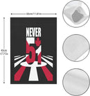 Canada Never 51st State Garden Flags 12x18 Double Sided Funny Banner for Home Garden Patio and Yard by GreenHaven Gardens