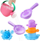 6Pcs Toddler Bath Toys for Kids Ages 1-3 Bath Toys for Babies12-18 Months Water Can Bathtub Toys for Kids Pool Toys Water Table Toys for 1 2 3 4 5 6 Years Old Girls Boys Gift by TinyTreasures Baby Boutique