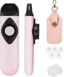 Recorder Instrument for Beginner Adults,8-Hole Soprano Descant Recorder Music Flute with with Cleaning Rod & Leather Case For Home Entertainment(2-Carved Pink) by TinyTreasures Baby Boutique