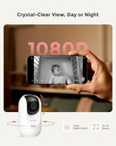 Momcozy Smart WiFi Baby Monitor, APP Control Baby Monitor with Camera & Audio, Danger Zone Alert, Motion & Cry Detection, 1080P Night Vision, 2-Way Talk, Photo & Video Recording (Compatible With BM04) by TinyTreasures Baby Boutique