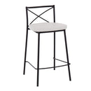 Modern Charlotte - Contemporary Fixed Height Counter Stool (Set of 2) by HouseOfZazla