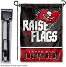 WinCraft Tampa Bay Buccaneers Raise The Flags Garden Flag and Pole Stand Holder by GreenHaven Gardens