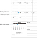 Wall Calendar 2025-2026 Large, 17" x 12" Academic Calendar, Monthly Calendar with Wire Binding & Hanging Hook, Large Wall Calendar by TinyTreasures Baby Boutique