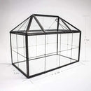 Ferrisland Glass Terrarium Greenhouse House Shape Display Box Planter for Succulents Plant Terrarium Container Mordern Tabletop Decor Gardern DIY Kit by GreenHaven Gardens