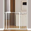 Baby Gate for Doorways Stairs Hallway 38.5 to 43.5 Inch Wide, Walk Through Child Gates with Pressure Mounted Extention Kit, Indoor Safety Child Gates for Kids or Pets by TinyTreasures Baby Boutique