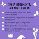 Molly's Suds Super Powder Detergent | Extra Strength Laundry Soap, Stain Fighting | Sensitive Skin | Simple, Effective Ingredients | 60 Loads - Lavender by CozyNest Decor