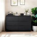 6 Drawer Dresser With Spacious Countertop And Concealed Handles by Unique Piece Furniture