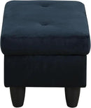 Ottoman Rectangular Storage Ottoman Bench, Flannel Footrest Stool Footstool with Lid for Living Room, Bedroom, Entryway, Brown, 28.5"x19"x17.5" by CozyNest Decor