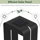 Grand patio Outdoor LED Solar Power Wall Sconce Shelf Planter, Waterproof Decor Wall Lamp Light for Porch, Patio. Solar Energy, Black(L-Rectangle) by GreenHaven Gardens