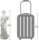 Design Toscano Summer Woman of The Four Seasons Indoor/Outdoor Garden Statue, 11 inches Wide, 33 inches Tall, Cast Stone Resin, Antique Stone Finish by GreenHaven Gardens