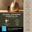 Gya Labs Spearmint Essential Oil for Diffuser & Skin - 0.34 Fl Oz - 100% Pure Natural Spearmint Oil for Facial, Hair, Massage, Aromatherapy & Candle Making Scent by CozyNest Decor