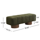 Upholstered Dining Bench For Dining Room by Unique Piece Furniture