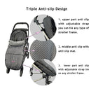 Toddler Stroller Footmuff Cosy Toe Buggy Pushchair Sleeping Bag, Easy Open & Removable Front Piece,Special Design Fits All Travel Gears Perfectly, 6-48M by TinyTreasures Baby Boutique