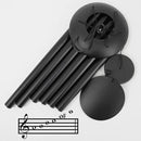 ASTARIN Outdoor Memorial Wind Chimes, 36 in with 6 Heavy Tubes, Deep Tone for Garden Hanging Decor, Sympathy Gifts. Black by CozyNest Decor