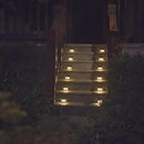 XLUX Solar Lights for Steps Decks Pathway Yard Stairs Fences, LED lamp, Outdoor Waterproof,Warm Light,12 Pack by GreenHaven Gardens