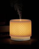 Ceramic Essential Oil Diffuser 280ml- Aromatherapy Diffuser with Ultrasonic Cool Mist Humidifier, Night Light, Timer, Auto Shut-Off, Large Room Aroma Diffuser for Home, Bedroom, Office, Yoga by TinyTreasures Baby Boutique
