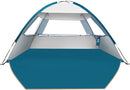 COMMOUDS Beach Tent Sun Shade for 3/4-5/6-7/8-10 Person, UPF 50+ Beach Sun Shelter Canopy Tent, Lightweight, Easy Set Up and Carry by TinyTreasures Baby Boutique