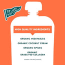 Serenity Kids 6+ Months Dairy-Free Smoothie Baby Food - USDA Organic Grass-Fed Collagen & Pumpkin Protein - 3.5 Oz BPA-Free Cans - Pumpkin Smoothie Baby Food - 6 Count by TinyTreasures Baby Boutique