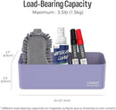 loukin Magnetic and Adhesive Marker Holder, Dry Erase Accessory Tray, Magnetic Storage Organizer for Whiteboard, Glass or Refrigerators (Purple) by CozyNest Decor