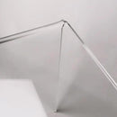 Acrylic Console Table, 37.5” L Thick Modern Entryway Table for Hallway, Living Room, Clear Acrylic Desk, 37.5” W x 29.25” H x 15.25” D, 220LBS Weight Capacity.