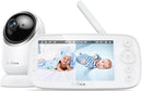 NovaView Video Baby Monitor - 5” 1080P Display, Ultra-Low Radiation, 5000mAh Battery, Clear Night Vision, Real-Time/VOX, 2X/4X Zoom, 1000ft Range, 2-Way Audio, Pan & Tilt, No WiFi Baby Camera by TinyTreasures Baby Boutique