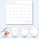2025-2027 Magnetic Fridge Calendar 21 Monthly Magnetic Calendar for Refrigerator Planner Runs from October 2025 Until June 2027 Easy Organizing Markers Tearable (Simplicity) by TinyTreasures Baby Boutique