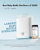 Papablic Baby Bottle Sterilizer and Dryer Pro, Esterilizador De Biberones, Electric Steam Sterilizer for Baby Bottles, Pacifiers, and Pump Parts, Large Capacity 10 Bottles by TinyTreasures Baby Boutique