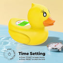 Baby Bath Thermometer with Timer and 3 Color Backlit, Digital Water Temperature Thermometer with and Temperature Warning, Safety Bath Tube Thermometers Floating Toy for Infant, Toddler by TinyTreasures Baby Boutique
