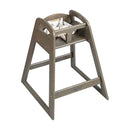 ECR4Kids ASATT High Chair, Toddler Chair, Grey Wash by TinyTreasures Baby Boutique
