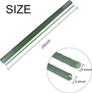 Garmeinea Garden Stakes 24 Inches Plastic Coated Steel Plant Stakes for Growing Climbing Plants, Pack of 25 by CozyNest Decor