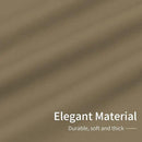Easy-Going Blackout Curtains for Bedroom, Solid Thermal Insulated Grommet and Noise Reduction Window Drapes, Room Darkening Curtains for Living Room, 2 Panels(42x63 in, Tan) by CozyNest Decor
