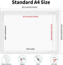 Phylosal Rechargeable A4 Light Pad with Carry Bag, Ultra-Thin Magnetic Tracing Light Box for Drawing, Diamond Art Painting Light Board with Side Button, Super Bright Light Table for Sketching (White) by TinyTreasures Baby Boutique