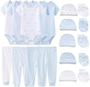 Kiddiezoom Unisex Baby Layette Essentials Giftset Clothing Set 19-Piece For Newborn Baby by TinyTreasures Baby Boutique