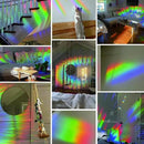 20pcs Window Decals for Bird Strikes, Anti Collision Window Clings, Rainbow Reflection Window Sticker, Butterfly Style Sun Catcher Stickers for Glass Windows by CozyNest Decor