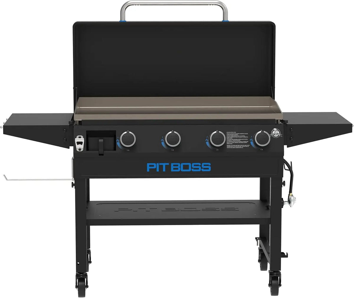Pit Boss 10963 4-Burner Gas Griddle, Black