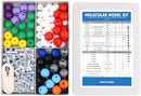 Swpeet 252 Pcs Molecular Model Kit for Inorganic & Organic Molecular Model Teacher and Student Kit - 86 Atoms & 153 Links & 12 Orbitals & 1 Short Link Remover Tool by TinyTreasures Baby Boutique