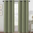 H.VERSAILTEX Blackout Curtains for Bedroom Thermal Insulated Room Darkening Living Room Curtains 84 Inch Long Grommet Privacy Protection Window Curtain Panels/Drapes for Nursery, 2 Panels, Sage by CozyNest Decor