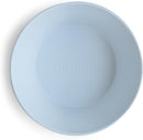 mushie Round Dinnerware Bowls for Kids | Made in Denmark, Set of 2 (Powder Blue) by TinyTreasures Baby Boutique