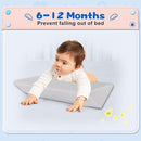 Baby Side Sleeper Weddge Breathable Pillow, Removable and Washable Breathable Bedding Set, Medium by TinyTreasures Baby Boutique