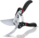 Pruning Shears, 8.5" Professional Garden Shears, SK5 Steel Hedge Clippers, Garden Clippers Handheld, Heavy Duty Garden Scissors Tools, Pruning Shears for Gardening Yard Roadside by GreenHaven Gardens