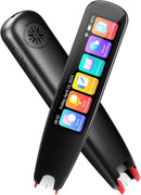 SVANTTO S2 Reader Translator Pen Scanner, Text to Speech Device for Dyslexia, OCR Digital Highlighter Pen, Exam, Bluetooth Langage Translator, No Monthly Fee（Black） by TinyTreasures Baby Boutique