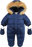 Baby Girl Winter Snowsuit Toddler Jacket Clothes For Boy Infant Jumpsuit Hoodied by TinyTreasures Baby Boutique