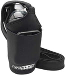 H2O4K9 Neoprene Deluxe Bottle Carrier with Front Pocket (Black) ?… by TinyTreasures Baby Boutique