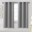 H.VERSAILTEX Blackout Curtains for Bedroom Thermal Insulated Room Darkening Living Room Curtains 72 Inch Long Grommet Privacy Protection Window Curtain Panels/Drapes for Nursery, 2 Panels, Dove Grey by CozyNest Decor
