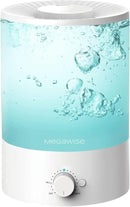 MegaWise Topfill 7-colour Night light humidifier for Kid bedroom with 3.5L Large Capacity, No leakage Design Fine Mist Output Auto Shutoff, Essential Oil Safe Tank by TinyTreasures Baby Boutique