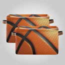 Storage Basket Bin Basketball Organizer Basket Collapsible Shelf Basket Cube with handle for Nursery Bedroom Bathroom, one sizex1 by TinyTreasures Baby Boutique
