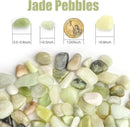 River Rocks 5 Lbs, 3/8 Inch Jade Pea Gravel, Rocks for Plants Indoor, Stones for Garden Landscaping, Vase Filler, Smooth Gravel Filler for Succulents, Cactus, Fish Tank and Vases by GreenHaven Gardens
