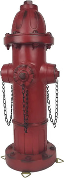 Fire Hydrant for Dogs to Pee On-16 Inches Red Puppy Pee Post Training Tool Resin Yard Garden Indoor Outdoor Statue by GreenHaven Gardens