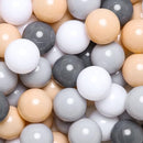 GOGOSO Ball Pits Balls for Toddlers Pack of 50 100 200 Plastics Shape Ball Non-Phthalate Non-BPA Non-Toxic 2.2-Inch Crush Proof Play Balls by TinyTreasures Baby Boutique