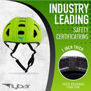 Flybar Kids Bike Helmet - Dual Certified Adjustable Dial, Lightweight Skateboard Helmet, Roller Skating, Pogo, Electric Scooter, Snowboard, Youth and Toddler Helmet, Boys & Girls 3-14 by TinyTreasures Baby Boutique